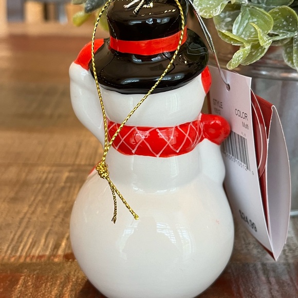 New MR. CHRISTMAS Nostalgic CERAMIC Light-Up SNOWMAN ☃️ Figurine/Ornament +TIMER - Picture 3 of 9